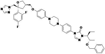Posaconazole O-Benzyl Impurity CAS 170985-86-1