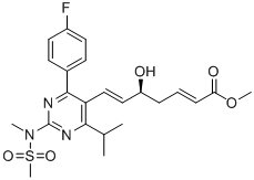 Rosuvastatin dehydrated methyl ester CAS 1714147-50-86