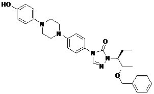 Posaconazole Hydroxy O-Benzyl Impurity CAS 184177-83-1