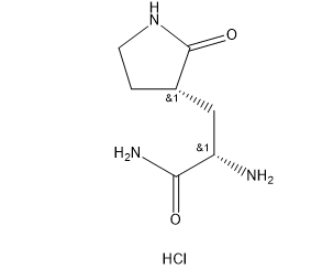 3-Pyrrolidinepropanamide, α-amino-2-oxo-, hydrochloride CAS 2628280-48-6
