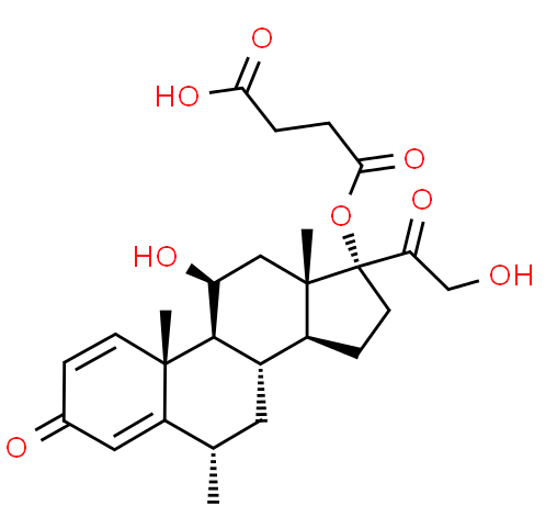 methylprednisolone 17-hemisuccinate CAS 77074-42-1