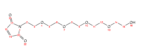 Mal-PEG5-OH CAS 153758-87-3 Mal-PEG5-OH CAS 153758-87-3