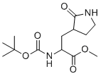 (S)-Methyl 2-((tert-butoxycarbonyl)amino)-3-((S)-2-oxopyrrolidin-3-yl)propanoate CAS 328086-60-8