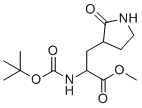 (S)-Methyl 2-((tert-butoxycarbonyl)amino)-3-((S)-2-oxopyrrolidin-3-yl)propanoate CAS 328086-60-8 (S)-Methyl 2-((tert-butoxycarbonyl)amino)-3-((S)-2-oxopyrrolidin-3-yl)propanoate CAS 328086-60-8