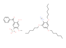 2,4,6-tris(hexyloxy)benzenediazonium-5-benzoyl-4-hydroxy-2-methoxybenzene sulfonate (ON-5) CAS 220476-38-0