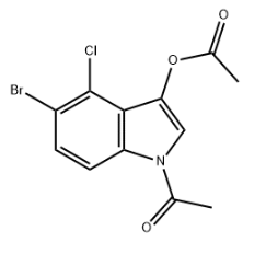 1-Acetyl-5-bromo-4-chloro-1H-indol-3-yl acetate CAS 03030-06-6