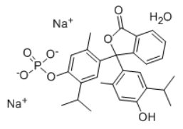 Thymolphthalein monophosphoric acid disodium salt trihydrate CAS 123359-43-3