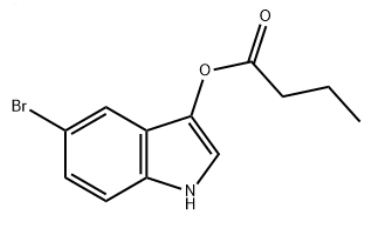(5-bromo-1H-indol-3-yl) butanoate CAS 63986-27-6