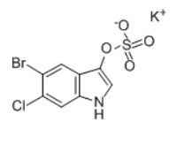 5-Bromo-6-chloro-3-indolyl sulfate potassium salt hydrate CAS 6581-24-4