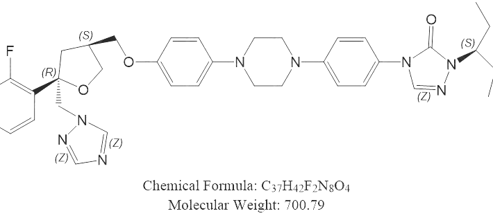 Posaconazole Impurity 22(L-trans:2R,35) CAS 213381-06-7 Posaconazole Impurity 22(L-trans:2R,35) CAS 213381-06-7