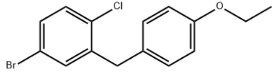 structure of 5-bromo-2-chloro-4¡¯-ethoxydiphenylmethane CAS 461432-23-5
